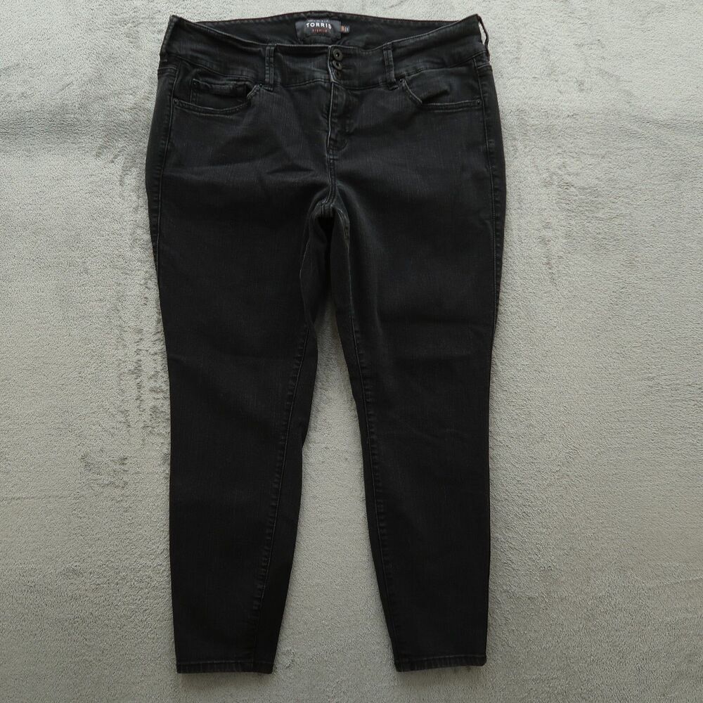 Torrid Jegging Jeans Women's Size 18R Gray Mid-Rise Denim Pants 26.5" Inseam
